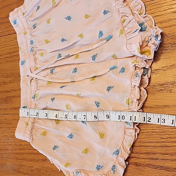 Anthropologie Peach Floral Shorts - Picture 9 of 14